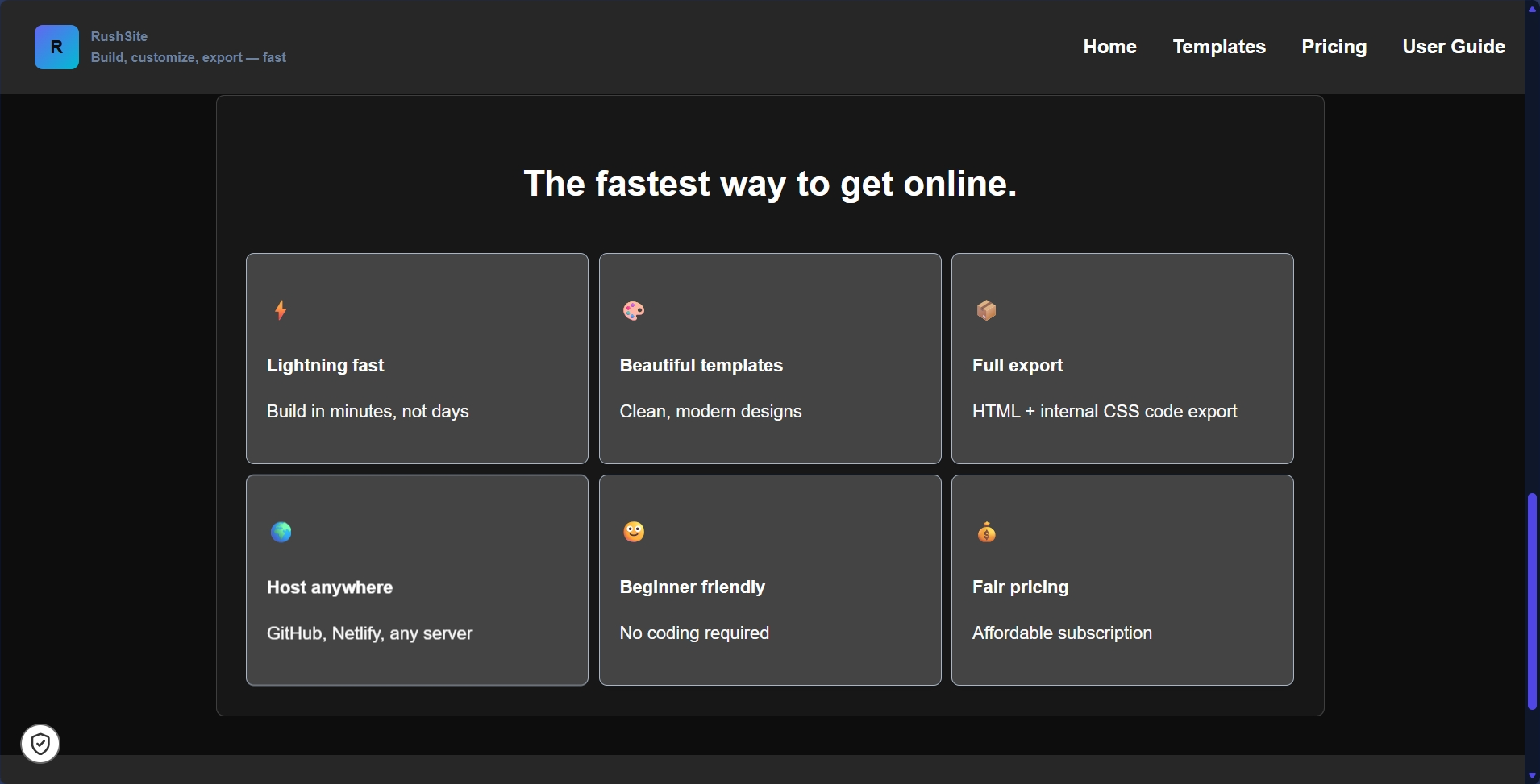 RushSite gallery image