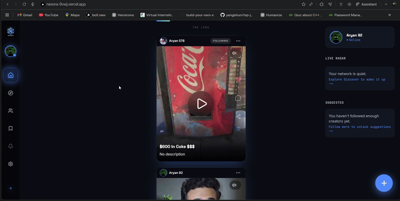 Nexora - Main product screenshot demonstrating key features and user interface