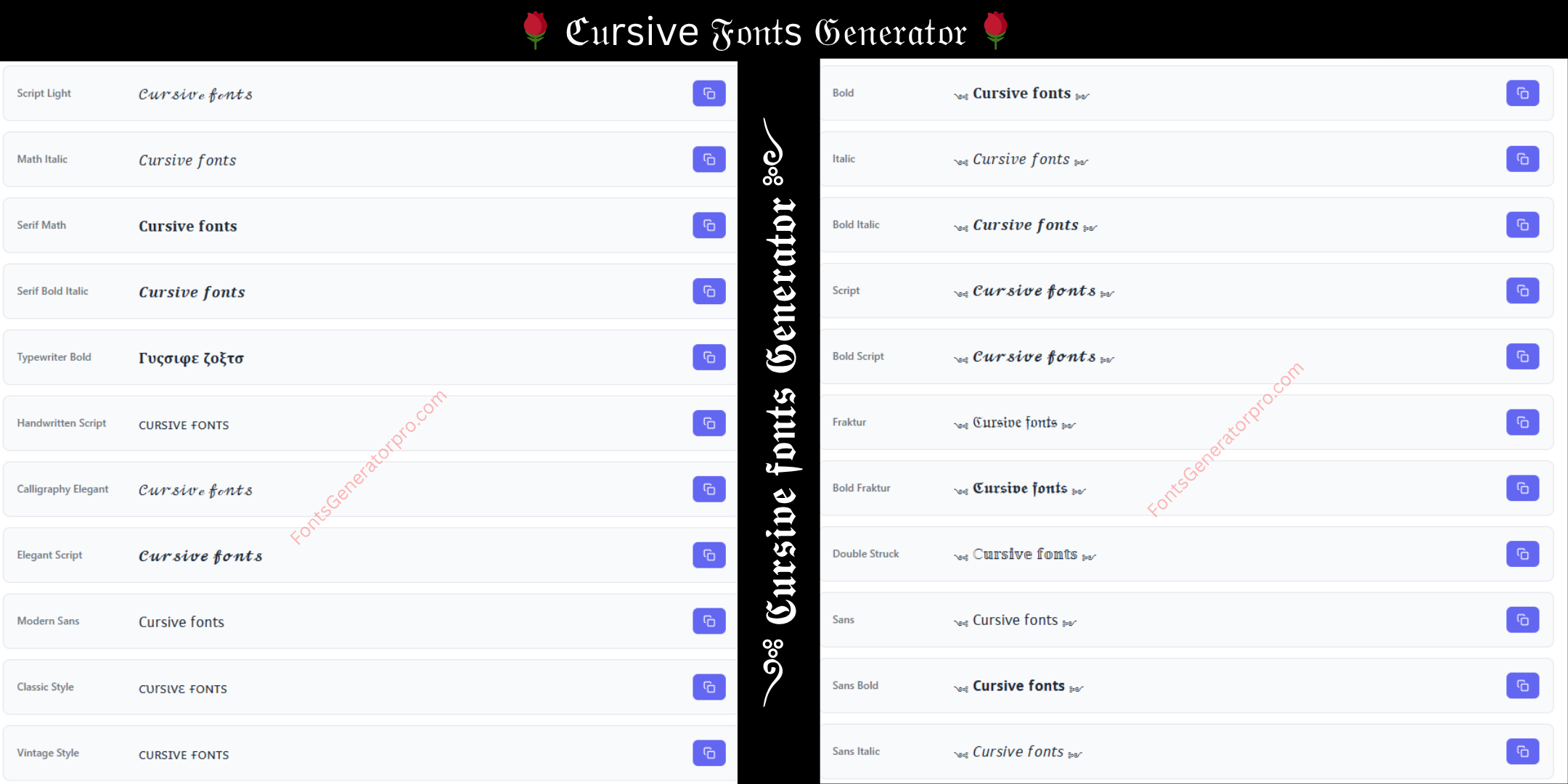 Fonts Generator Pro gallery image