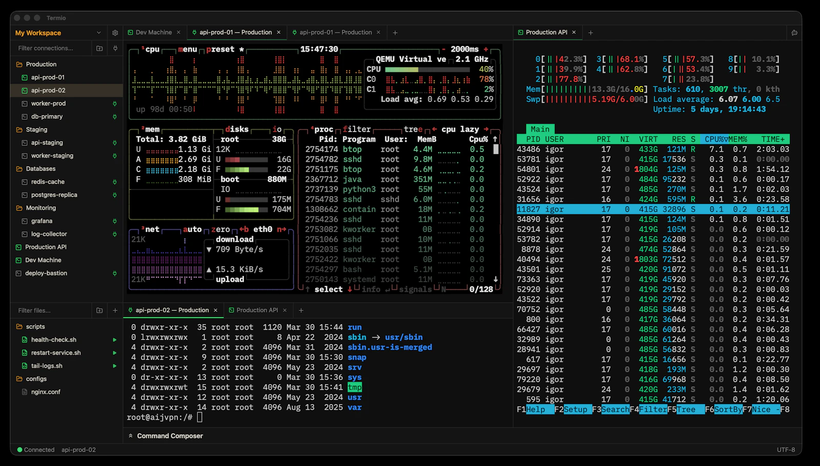 Termio screenshot 1