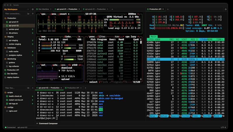 Termio screenshot 1