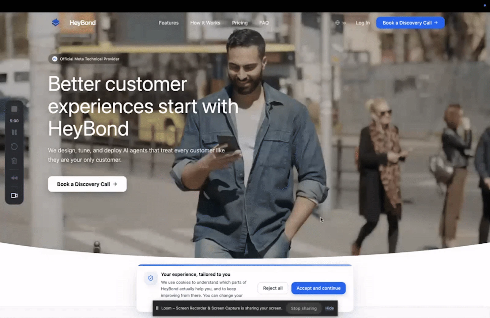 HeyBond.ai screenshot 1 (video preview)