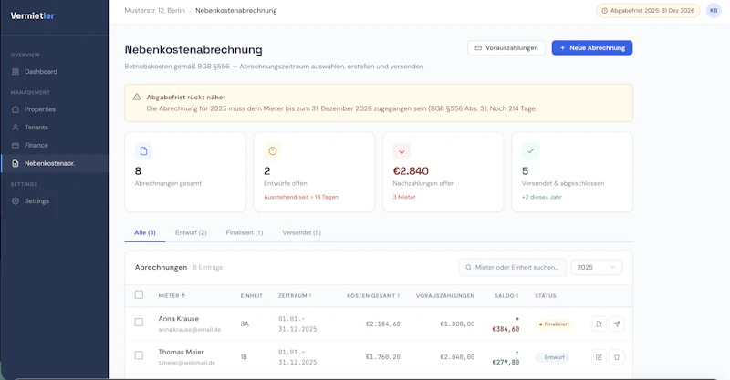 Vermietler screenshot 3