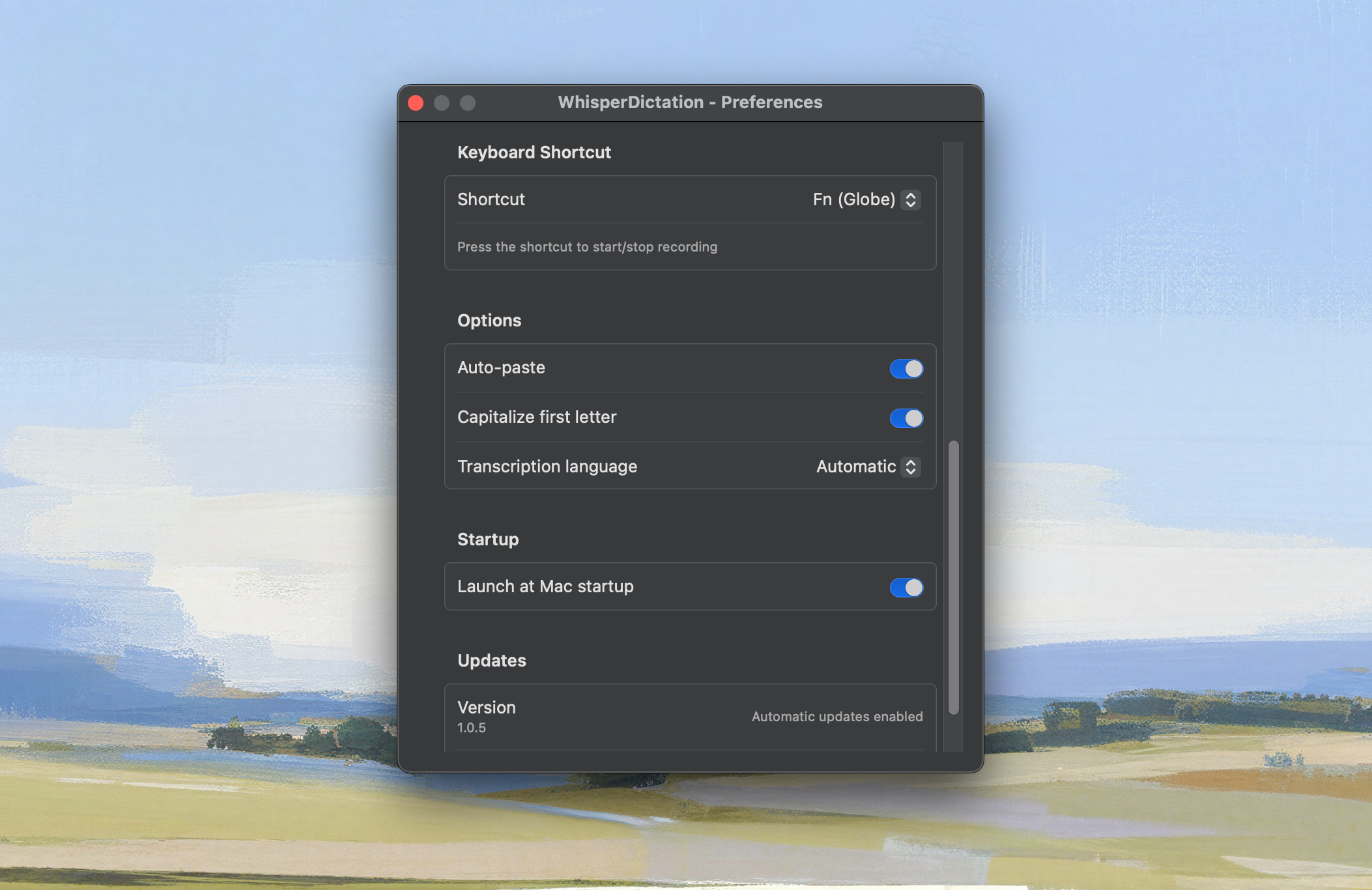 WhisperDictation for Mac - Faster better gallery image