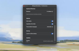 WhisperDictation for Mac - Faster better gallery image