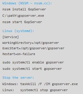 GopServer gallery image