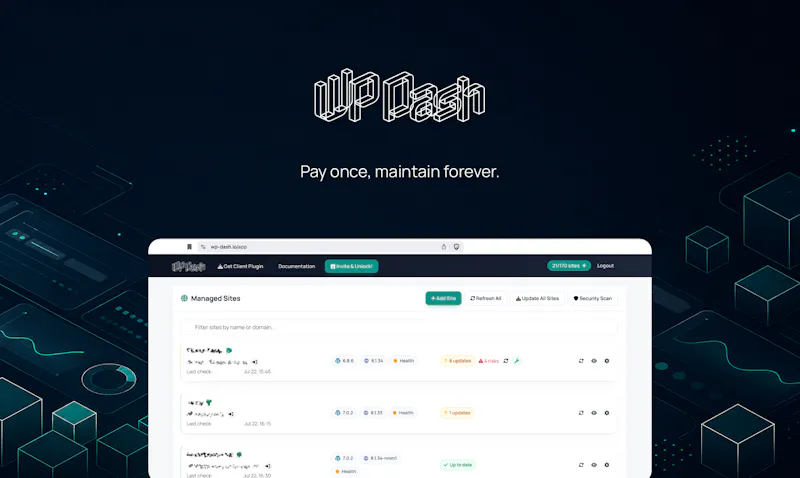 WP Dash screenshot 3
