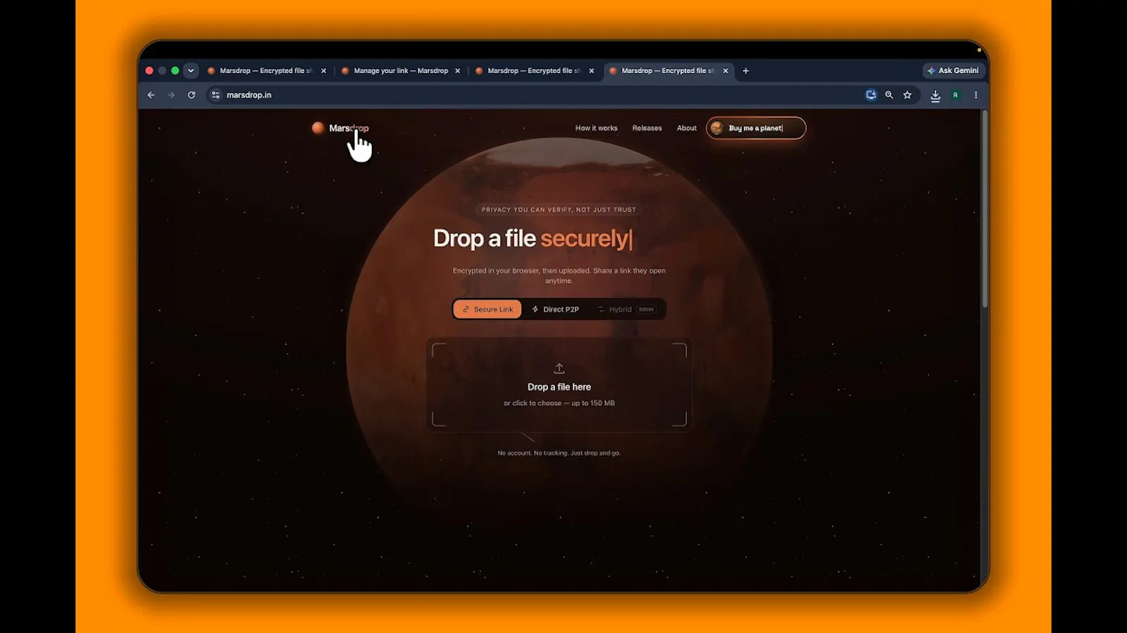 Marsdrop screenshot 1 (video preview)