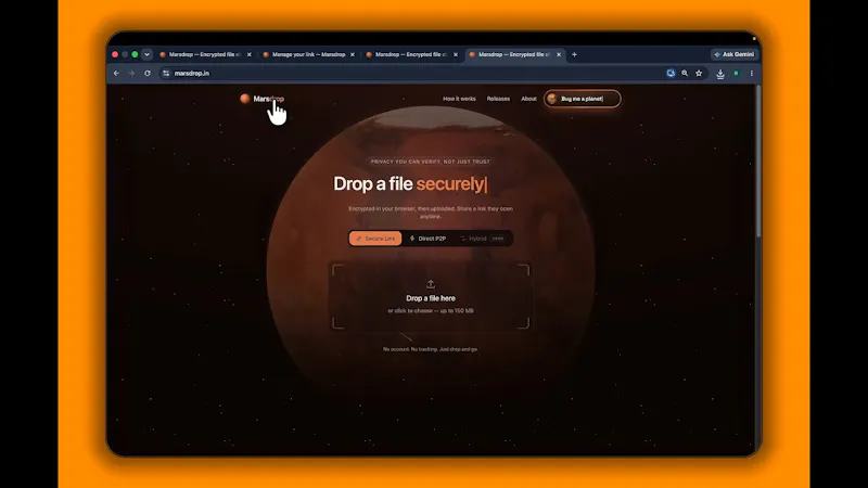 Marsdrop screenshot 1 (video preview)