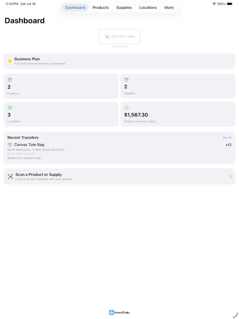Inventrakr screenshot 1