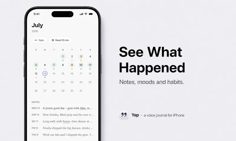 Yap - Voice Diary screenshot 3