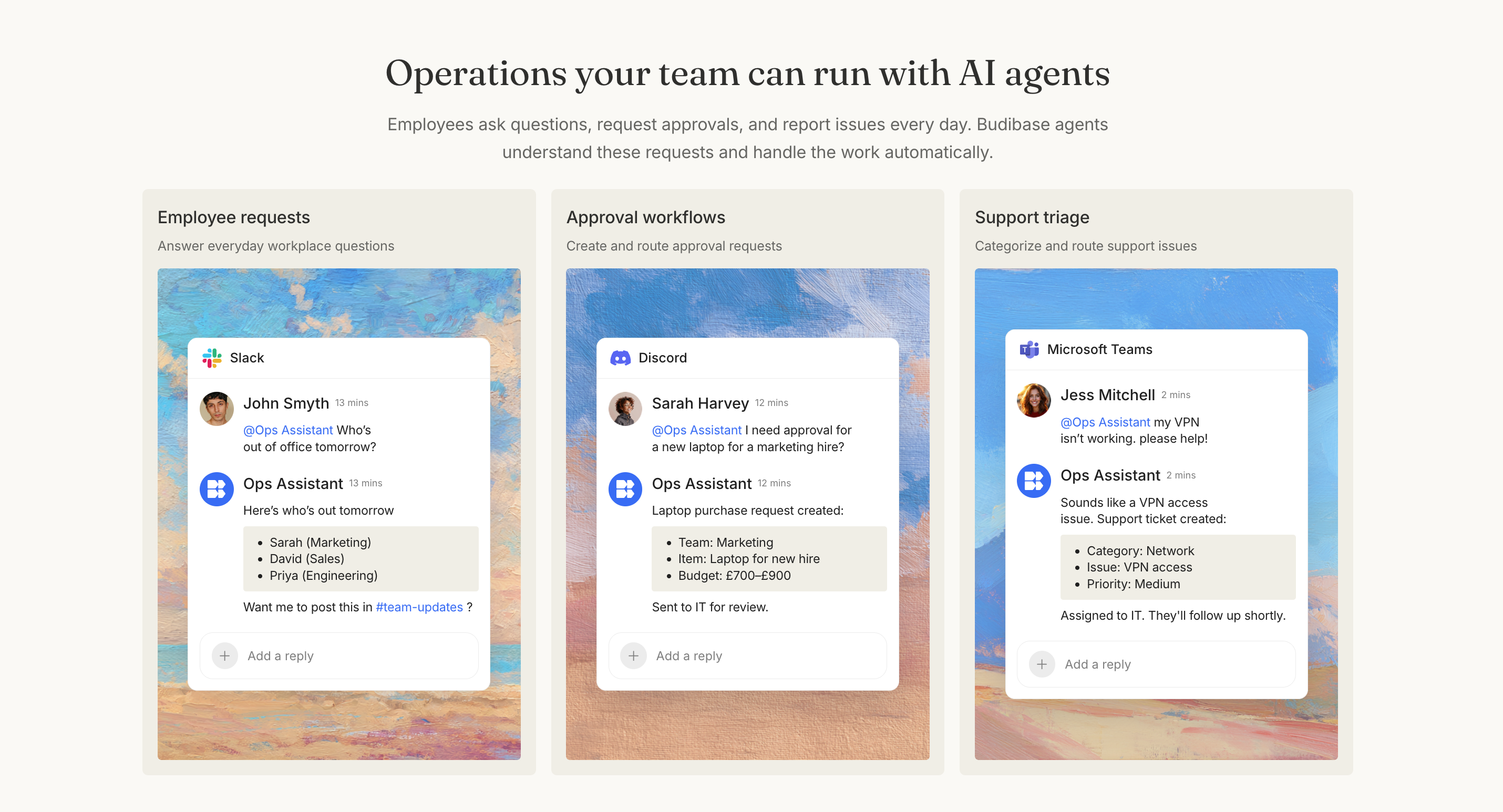 Budibase AI Agents gallery image