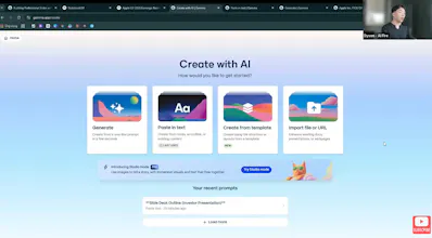 Create Pro Presentations FREE with AI gallery image