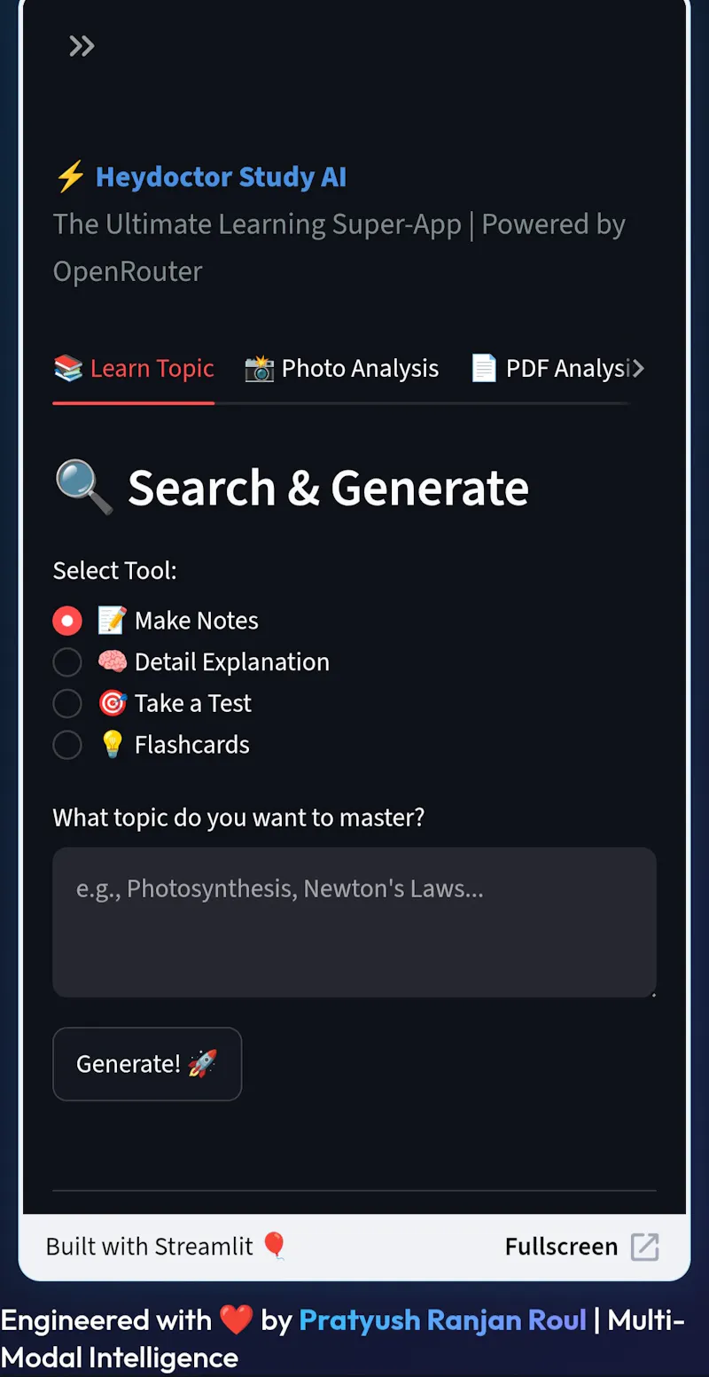 Heydoctor Study AI screenshot 2