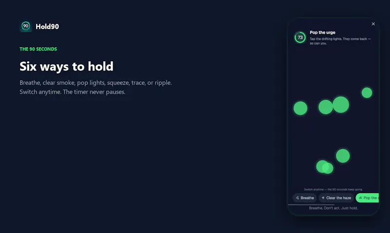 Hold90 screenshot 3