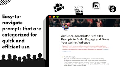Audience Accelerator: GPT-4 Prompts gallery image