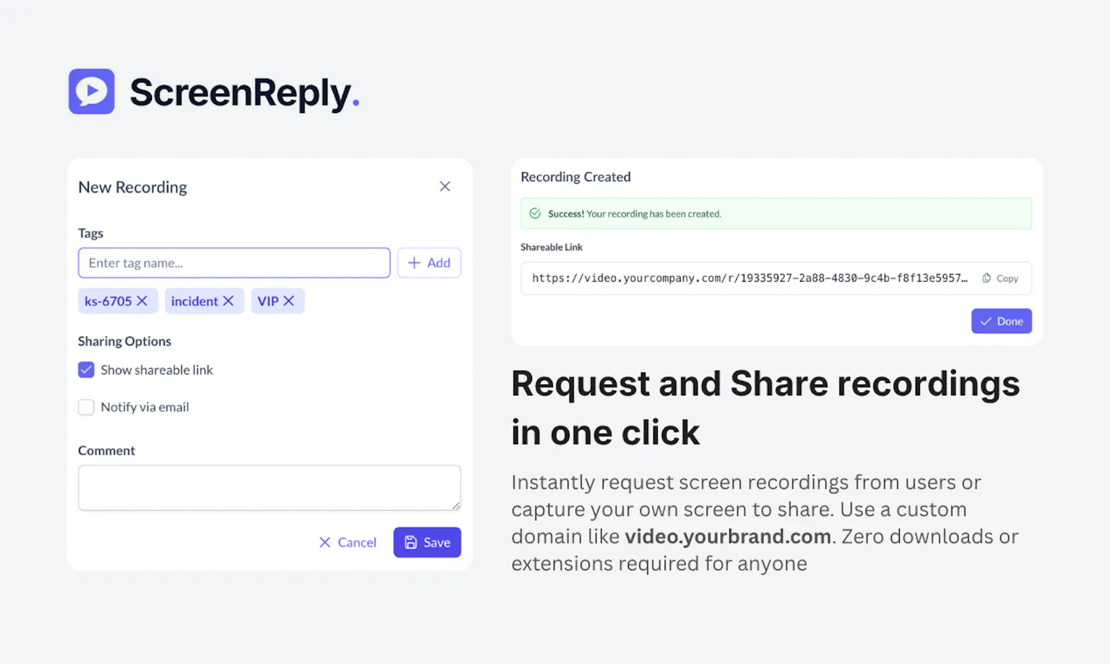ScreenReply screenshot 2