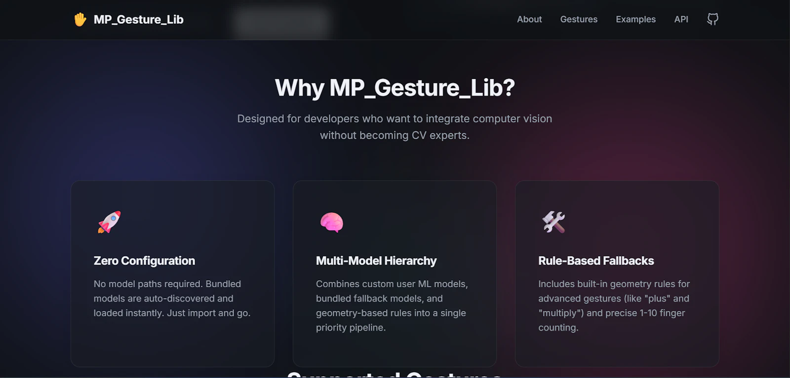 MP Gesture Lib screenshot 3