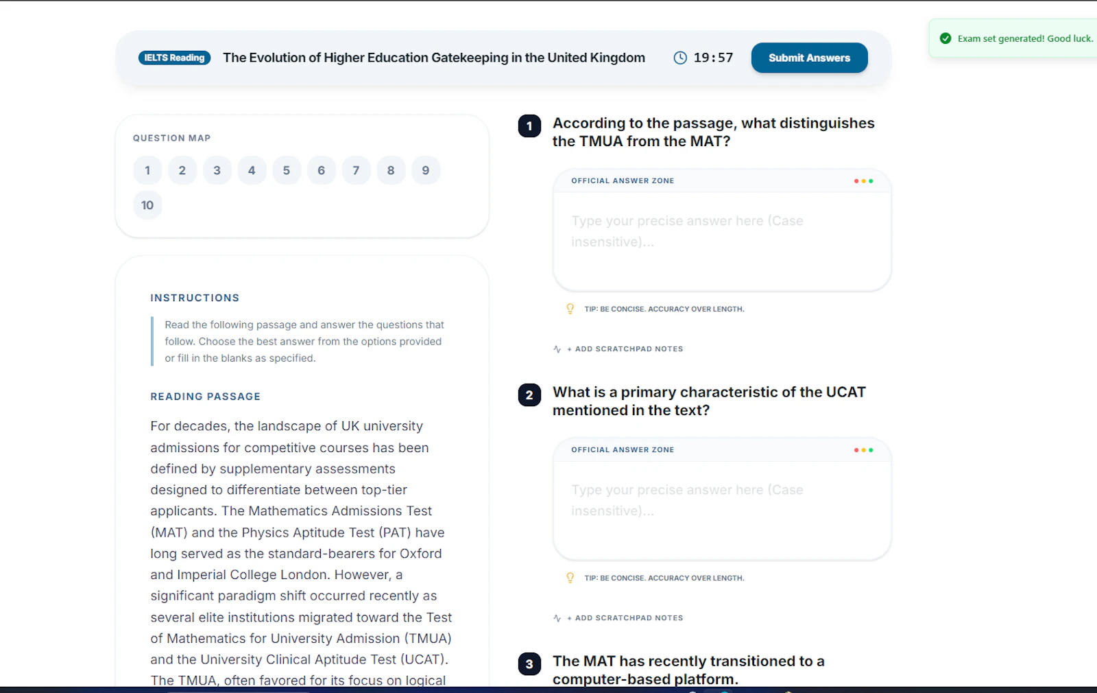 IELTS & SAT Prep Roadmap screenshot 2