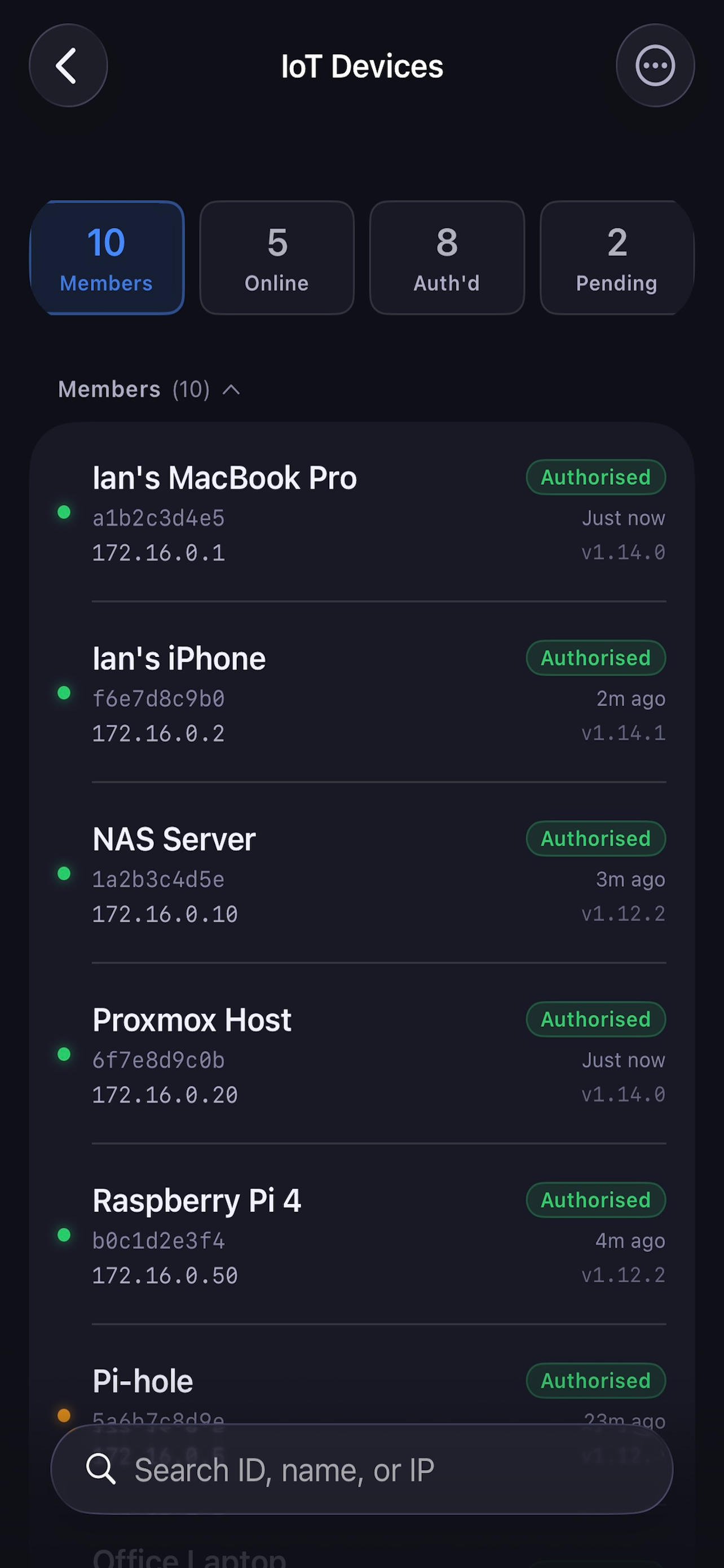 Manage ZeroTier Networks gallery image