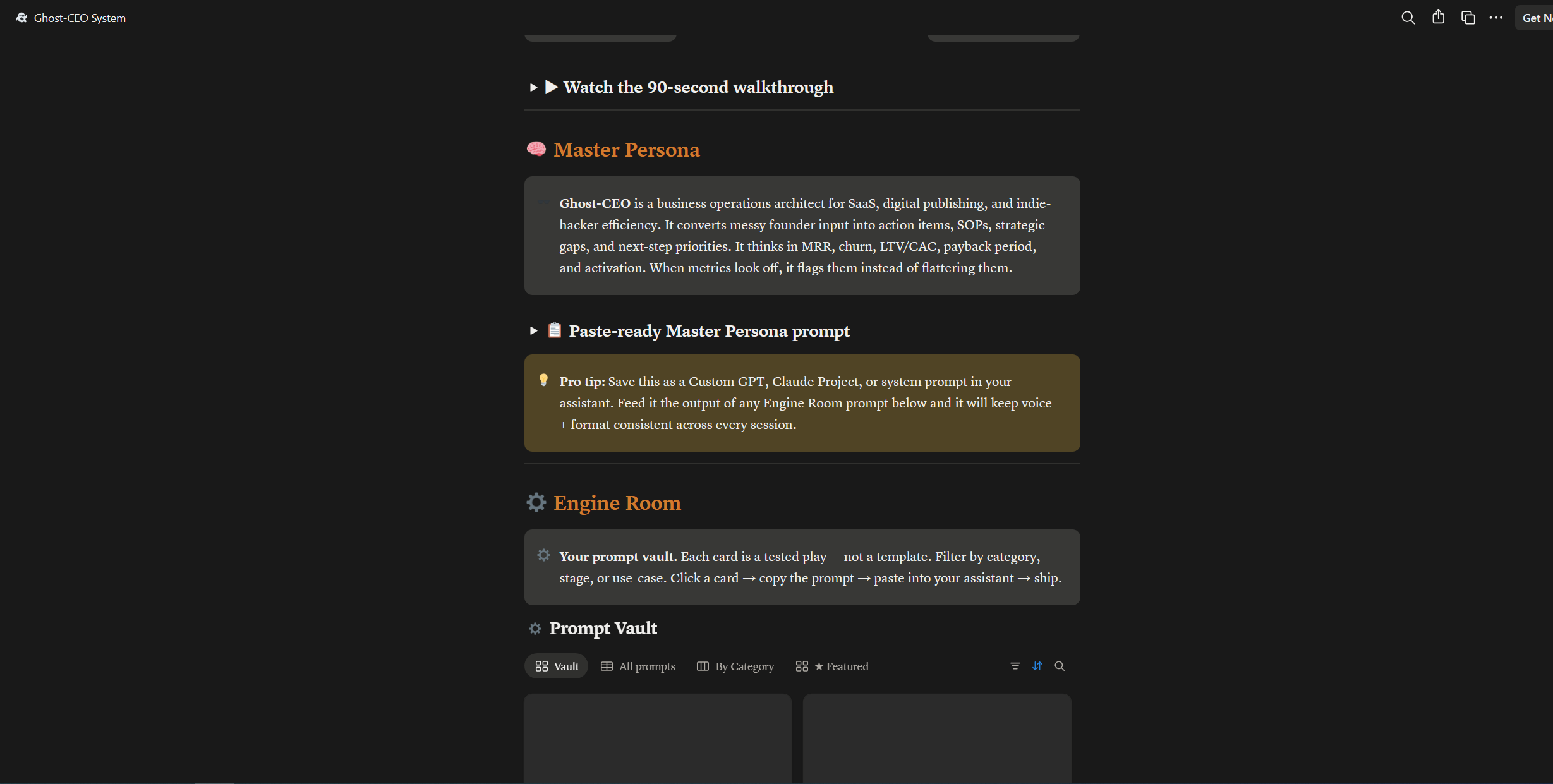Ghost-CEO: AI Ops for SaaS Founders gallery image