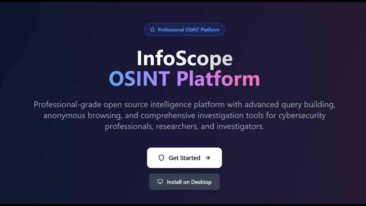 InfoScope OSINT gallery image