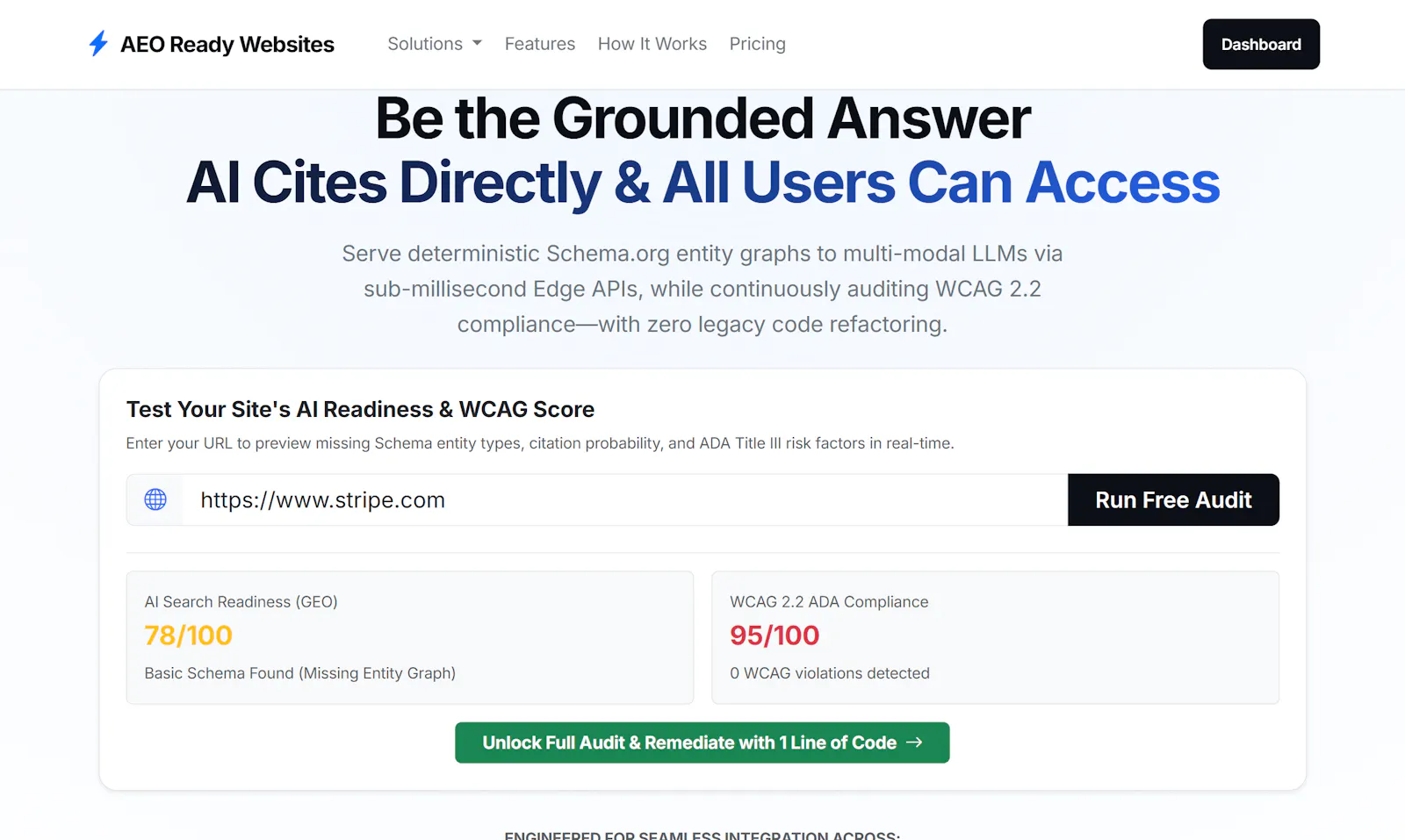 AEO & WCAG Scanner by AEO Ready screenshot 1