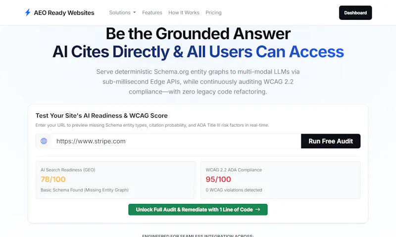 AEO & WCAG Scanner by AEO Ready screenshot 1