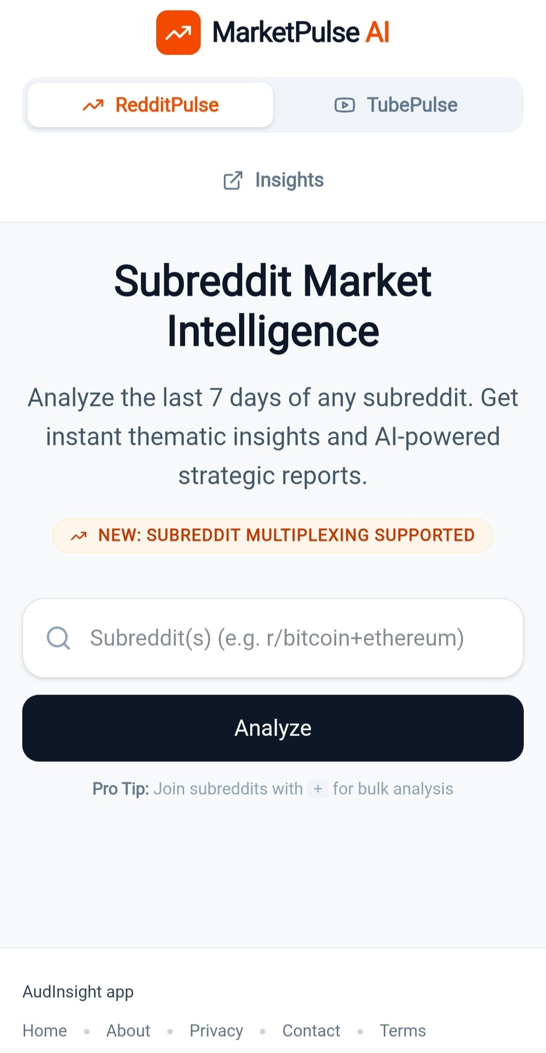AudInsight - Screenshot 2 showing product features and functionality