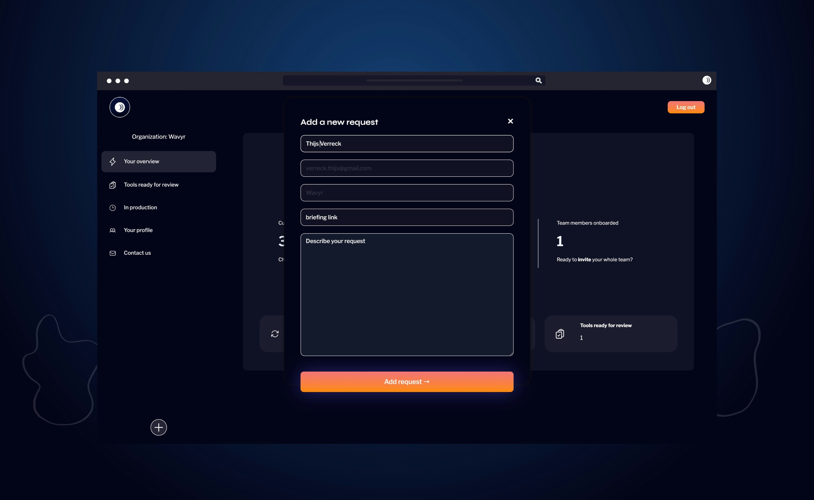 Wavyr Black - interne Werkzeugentwicklung - Fixe Servicekosten, unbegrenzte interne Tools Medien 4