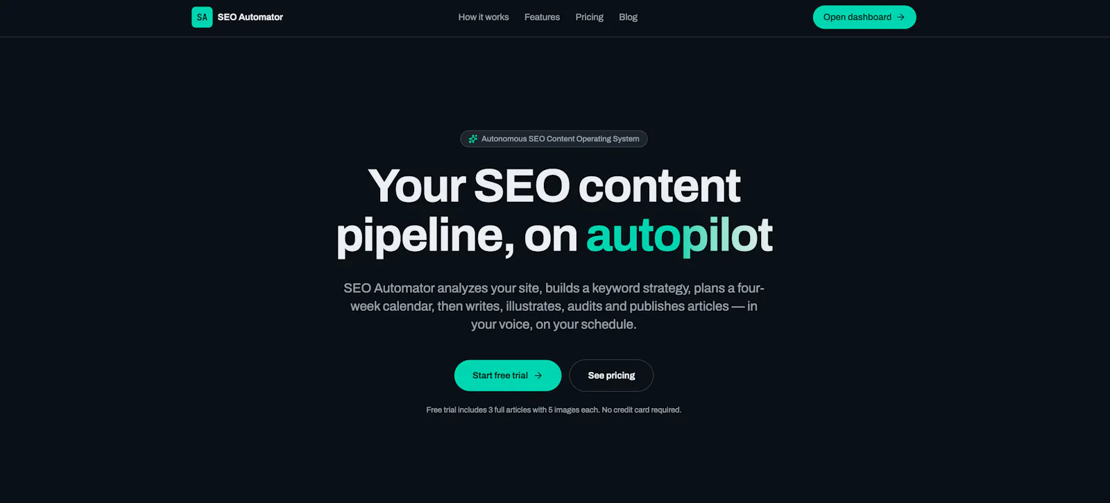 SEO Automator — Autonomous SEO screenshot 1