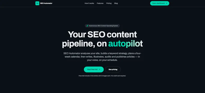 SEO Automator — Autonomous SEO screenshot 1