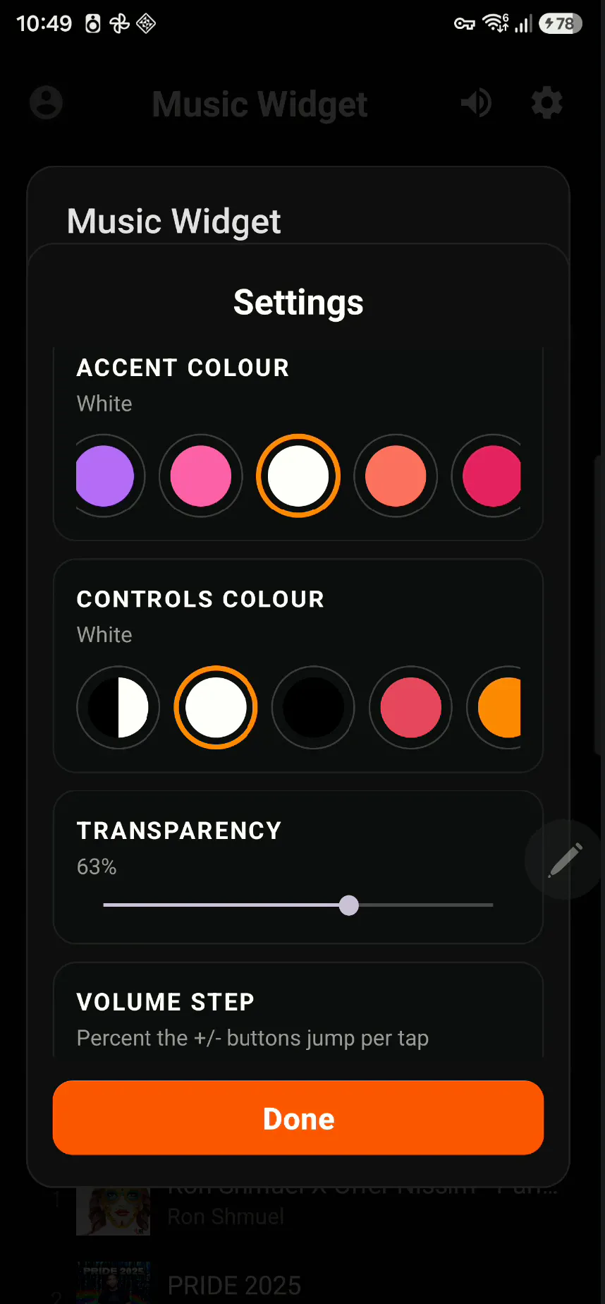 Music Widget gallery image