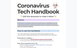 Coronavirus Tech Handbook media 2