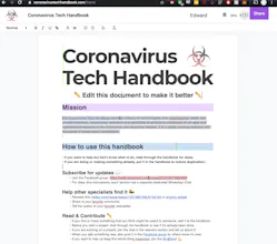 Coronavirus Tech Handbook gallery image
