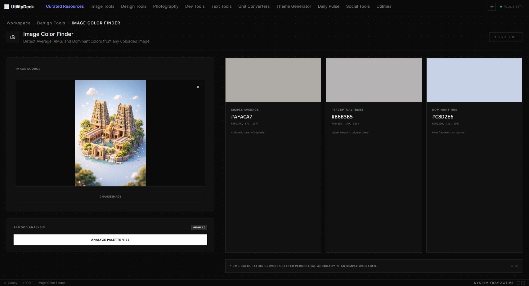 UtilityDeck - Screenshot 2 showing product features and functionality