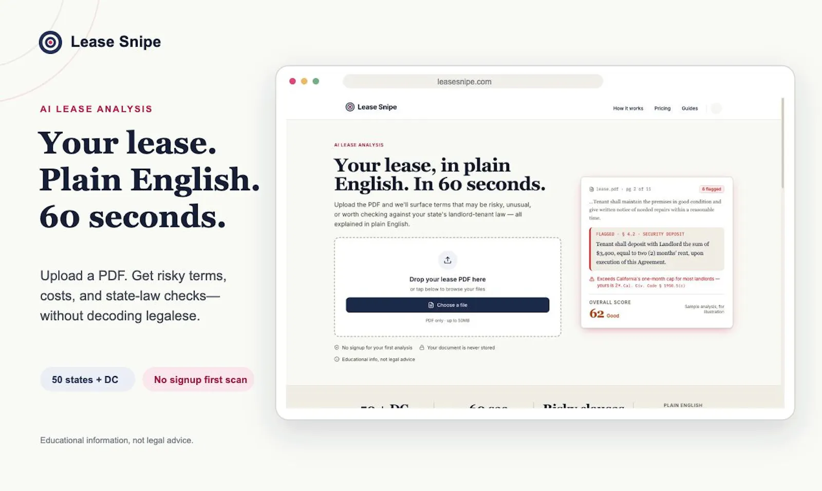 Lease Snipe screenshot 1