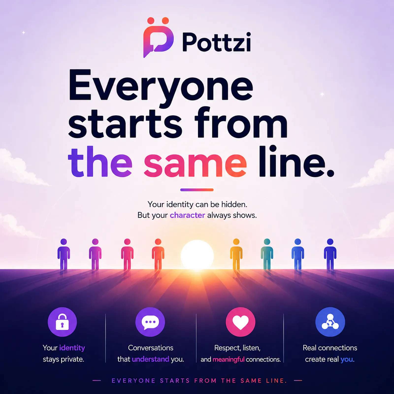 Pottzi — Talk Platform screenshot 1