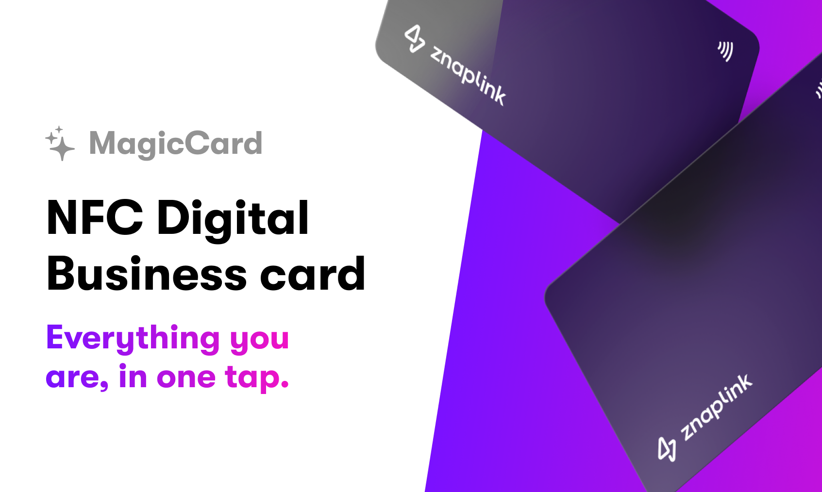 Визитная карточка MagicCard NFC - NFC Smart Business Carp медиа 1