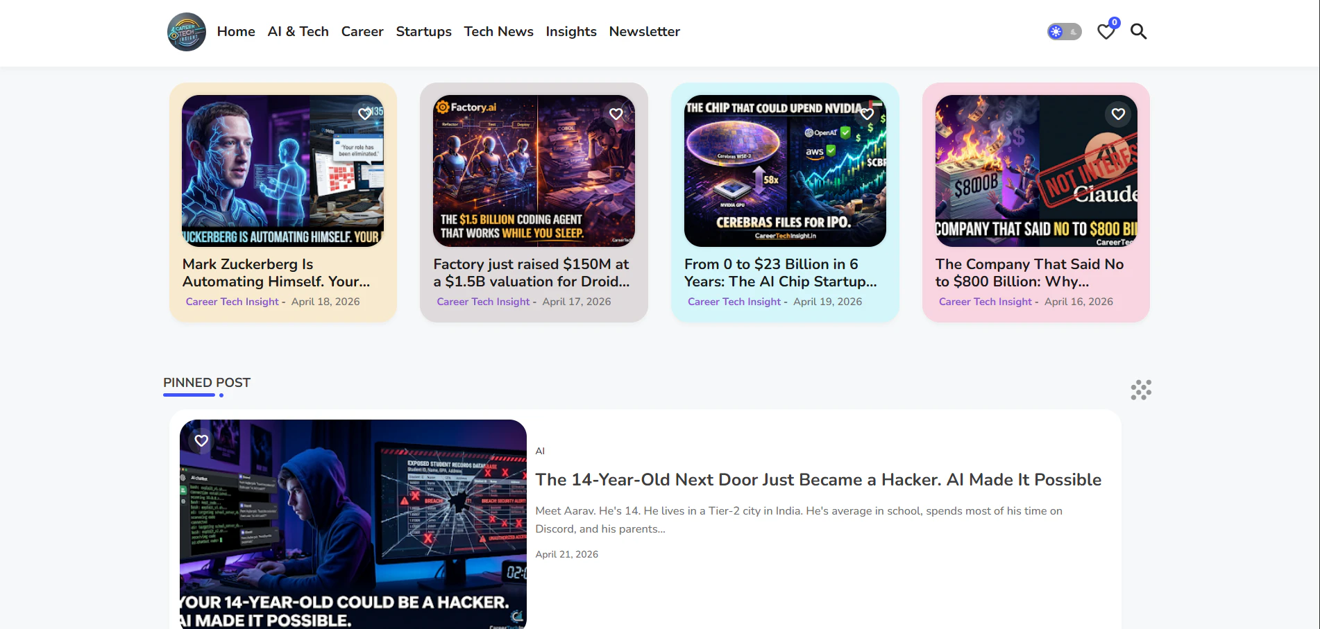 Career Tech Insight 대표 미리보기