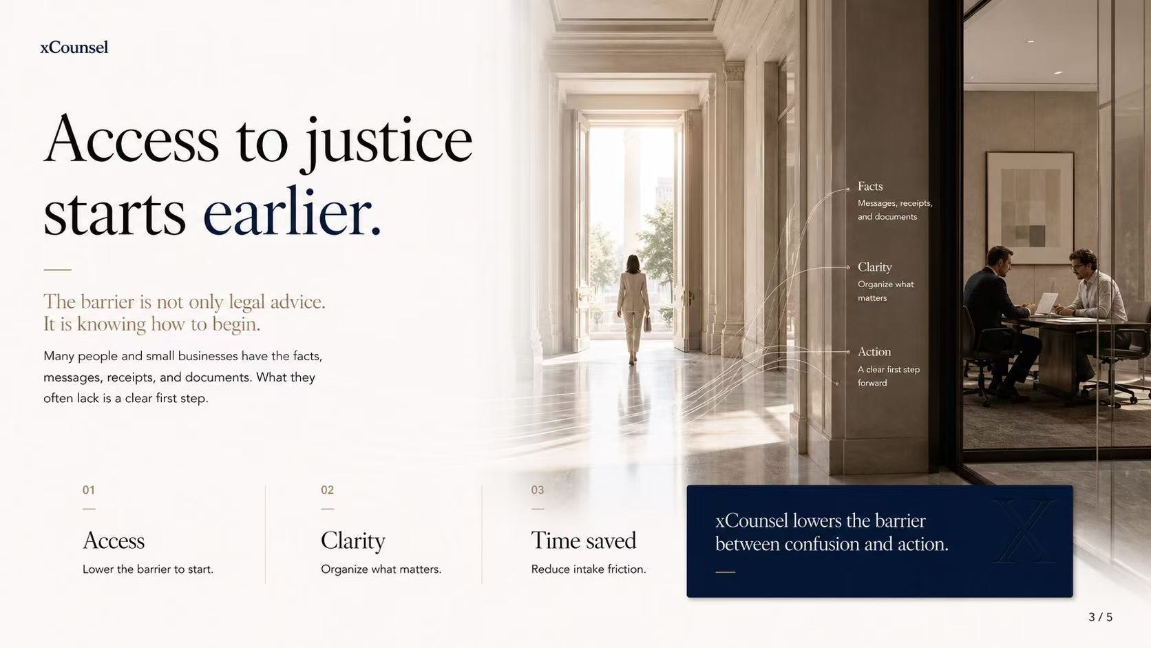 xCounsel — Lawyer-Ready Summary Builder gallery image