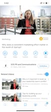 Mobile Video Knowledge Base for Startups gallery image