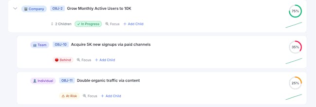 Northstar OKR gallery image