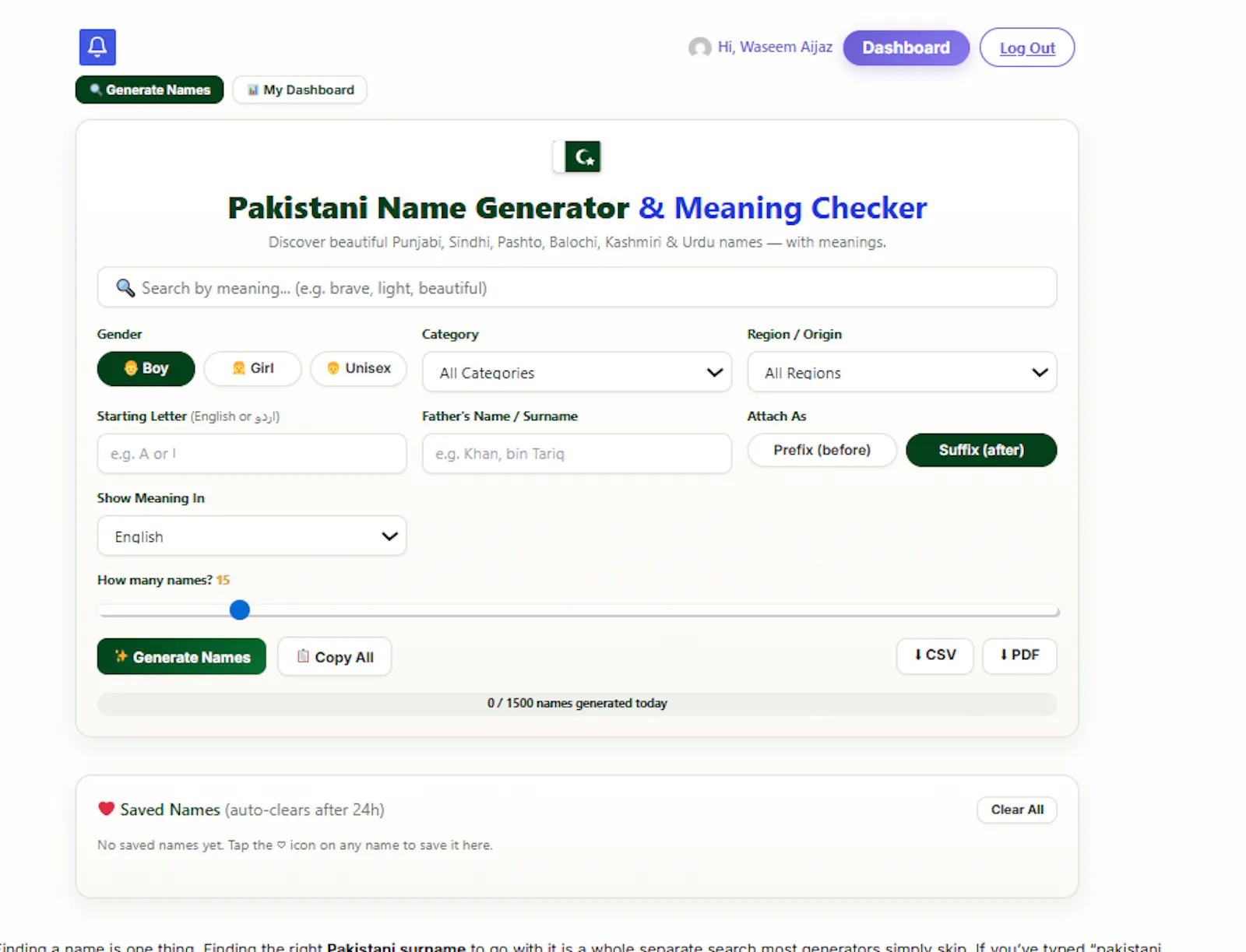 Name Idea Lab screenshot 4