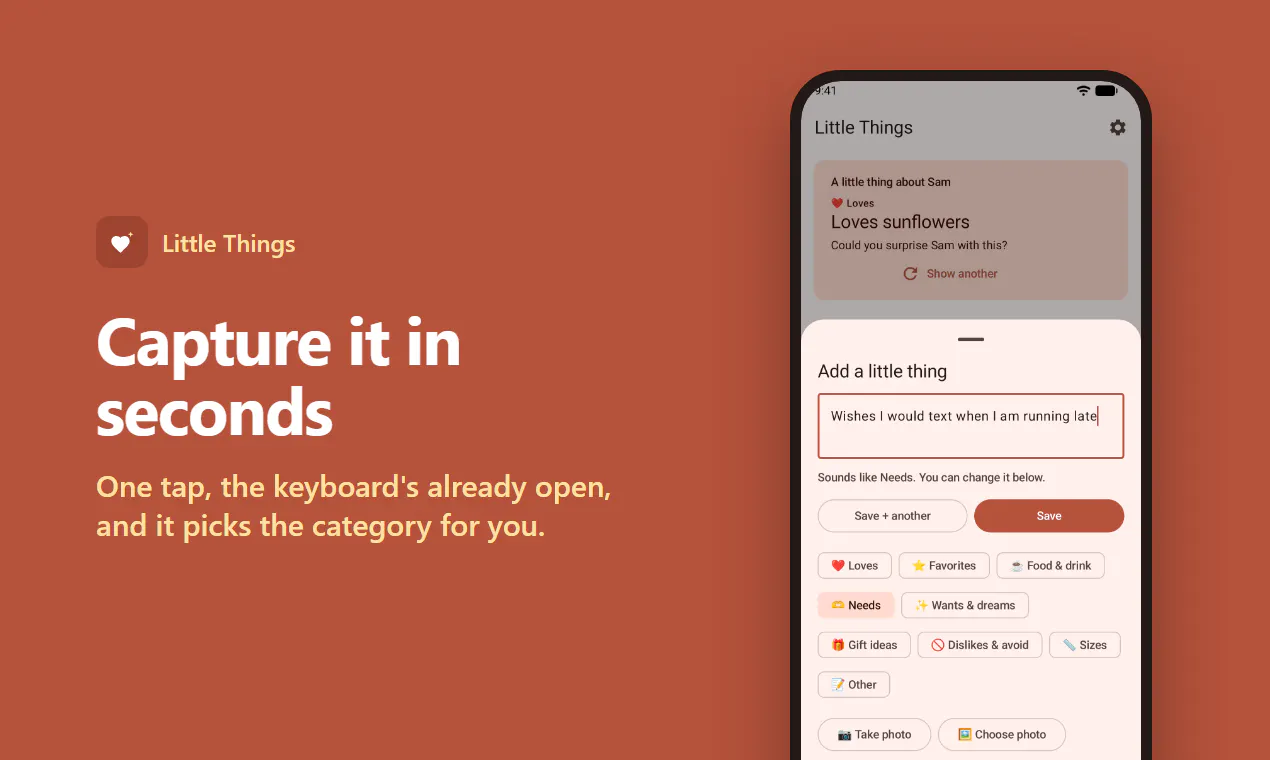 Little Things: Partner Notes gallery image