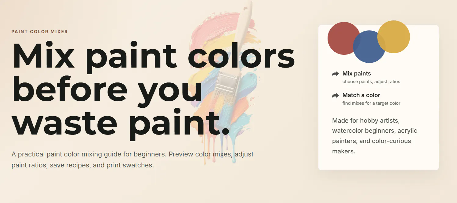 Paint Color Mixer gallery image