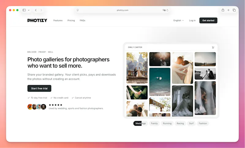 Photizy screenshot 2