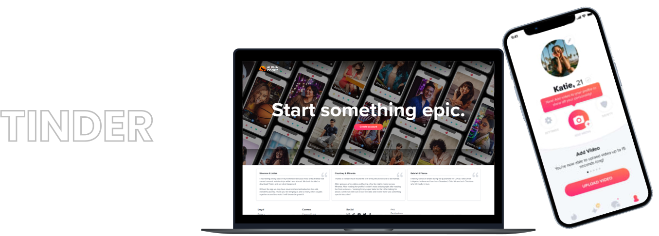 Tinder clone script gallery image