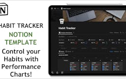 Notion Template - Habit Tracker media 1