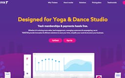 Twistoe - CRM for Yoga & Dance Studio  media 1